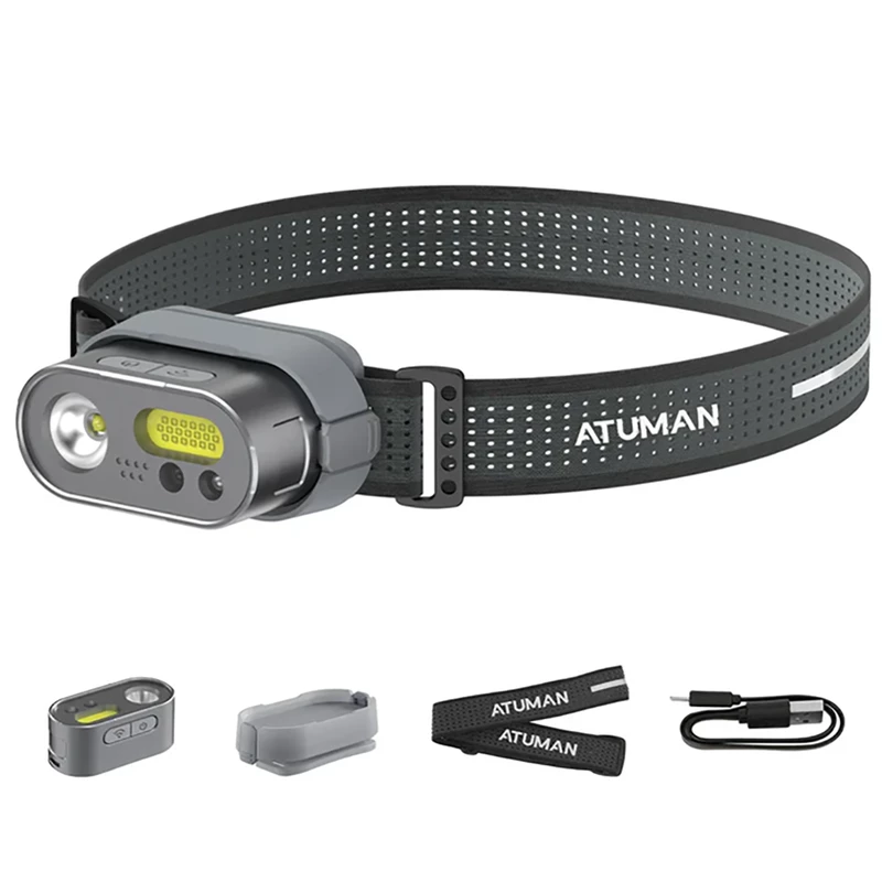 چراغ پیشانی آتومن ATuMan مدل MH1 هوشمند و ضد آب