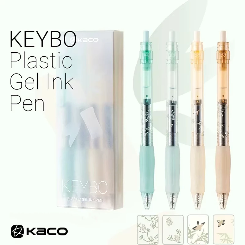 خودکار ژله‌ ای کاکو KACO اصلی نوک 0.5 میلی‌ متری 4 عددی مدل KEYBO