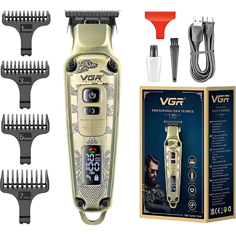 ماشین اصلاح شارژی وی جی آر VGR مدل V-901 بدنه فلزی