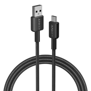 سیم شارژر یو‌اس‌بی 2.0 به تایپ‌سی 3 آمپر 90 سانتی‌متری انکر