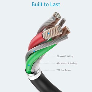 کابل شارژ و انتقال داده یو اس بی به لایتنینگ 1.8 متری انکر