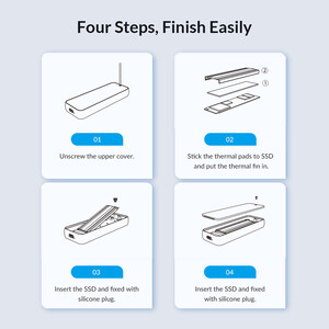 باکس هارد اس اس دی M.2 NVMe اوریکو