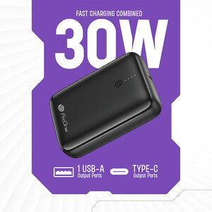 خرید پاوربانک شارژ سریع تایپ سی و یو اس بی 22.5 وات 10000 پرووان