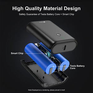 قیمت پاوربانک شارژ سریع تایپ سی و یو اس بی 22.5 وات 10000 پرووان