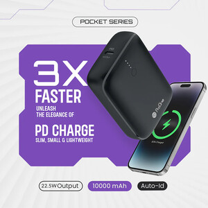 بهترین پاوربانک شارژ سریع تایپ سی و یو اس بی 22.5 وات 10000 پرووان