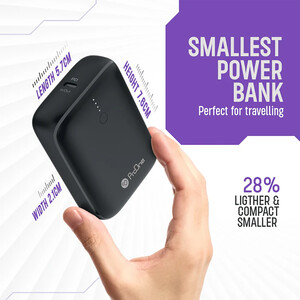 قیمت پاوربانک شارژ سریع تایپ سی و یو اس بی 22.5 وات 10000 پرووان