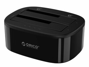 داک هارددیسک اینترنال اوریکو Orico 2.5-3.5 inch 2 Bay USB3.0 Hard Drive Dock 6228US3-C