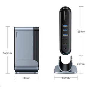 هاب 17 پورت تایپ سی بیسوس