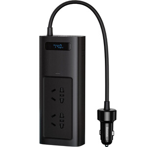 اینورتر 150 وات و شارژر فندکی فست شارژ ماشین بیسوس BS-CI15