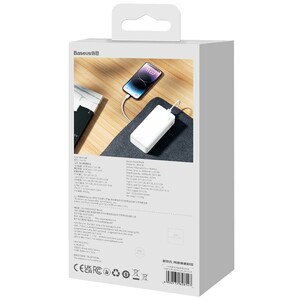 پاوربانک فست شارژ تایپ سی و یو اس بی 20 وات بیسوس