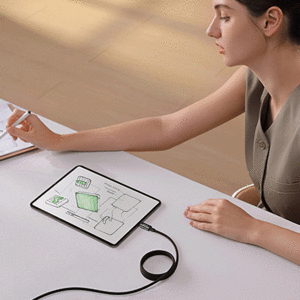 خرید کابل شارژ مغناطیسی تایپ سی به تایپ سی 100 وات بیسوس