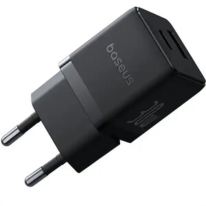 قیمت شارژر دیواری فست تایپ‌سی و یو اس بی 30 وات بیسوس با کابل دو سر تایپ سی