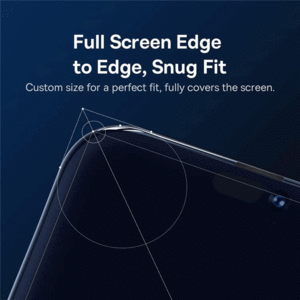 گلس  تمام صفحه آیفون 14 پرو بیسوس (پک دو عددی )