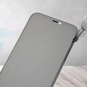 بهترین گلس پرایویسی تمام صفحه آیفون 13 پرومکس بیسوس (پک دو عددی )