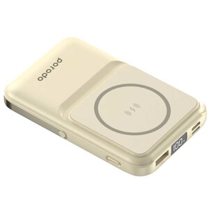 خرید پاوربانک مگنتی 15 وات 10000 یواس بی، میکرو،لایتنینگ و تایپ سی 22.5 وات پورودو