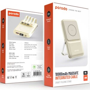 فروش پاوربانک مگنتی 15 وات 10000 یواس بی، میکرو،لایتنینگ و تایپ سی 22.5 وات پورودو