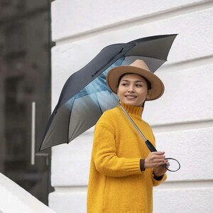 خرید چتر آفتابی و بارنی دارای فن خنک‌کننده و مه مرطوب‌کننده پورودو