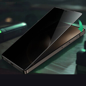 بهترین گلس پرایویسی تمام صفحه سامسونگ گلکسی اس 25 اولترا گرین