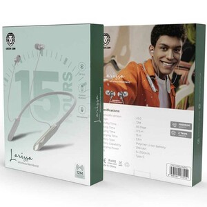 هندزفری گردنی بلوتوثی گرین GNLARISANBBK