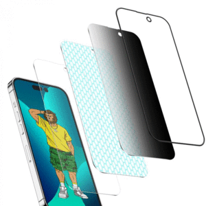 قیمت گلس حریم شخصی آیفون 14، 13 و 13 پرو گرین