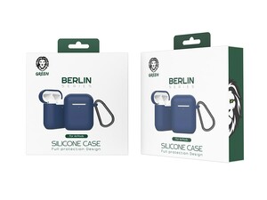 کاور سیلیکونی ایرپاد 1 و 2 اپل گرین Green Berlin Series Airpods/ Airpods 2 Silicone Case