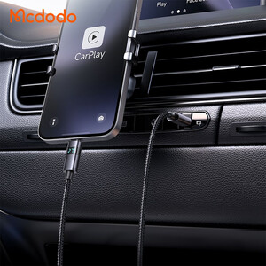 فروش کابل شارژ و انتقال داده تایپ سی به لایتنینگ 36 وات کارپلی  1.2 متری مک دودو