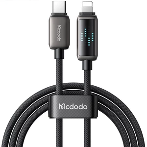 کابل شارژ سریع تایپ سی به لایتنینگ 36 وات 1.2 متری با قابلیت کارپلی و نمایشگر سرعت شارژ مک دودو CA-263