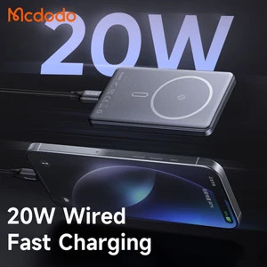 شارژر همراه وایرلس مگ سیف مک دودو پاوربانک وایرلس مگ سیف مغناطیسی