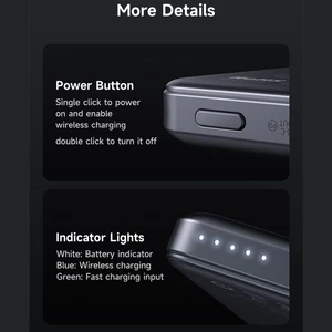 شارژر همراه وایرلس مگ سیف مک دودو پاوربانک وایرلس مگ سیف مغناطیسی