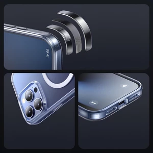 کاور و گارد کریستالی شفاف مگنتی آیفون 16 پرو مک دودو