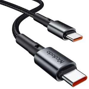 بهترین شارژر فندکی فست شارژ ماشین تایپ سی 30 وات با کابل دو سر تایپ‌سی 1.2 متری مک دودو