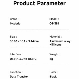 تبدیل تایپ‌سی به یو‌اس‌بی اوتی‌جی مک‌دودو