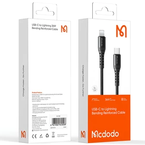 کابل تبدیل فست شارژ تایپ سی به لایتنینگ مک دودو