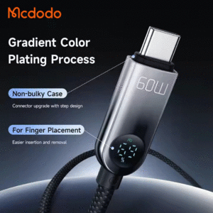 فروش کابل تایپ سی به تایپ سی  1.2 متر توان 60 وات مک دودو