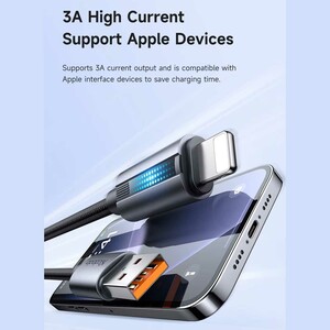 کابل فست شارژ یو اس بی به لایتنینگ 3 آمپر 1.2 متری مک‌دودو