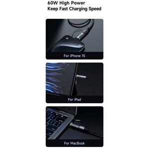 فروش مبدل تایپ سی به لایتنینگ با توان 60 وات مک دودو