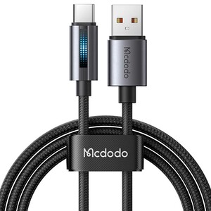 کابل سوپر فست شارژ یو اس بی به تایپ سی 100 وات 6 آمپر 1.2 متری مک‌دودو CA-518