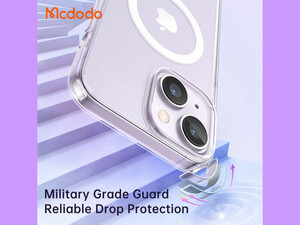 قاب محافظ نیمه شفاف مگ سيف مک دودو مدل Mcdodo Crystal PC-3090 Apple iPhone 14