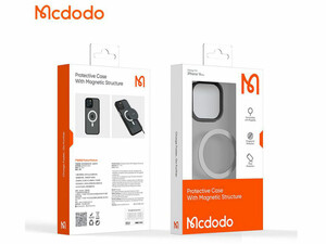 قاب محافظ مگ سيف آیفون 14 پرو نیمه شفاف مک دودو Mcdodo PC-3101 Apple iPhone 14 Plus Magsafe Case