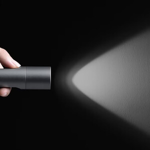 قیمت چراغ قوه شارژی ضد آب 1500 میلی آمپر ساعت هوتو شیائومی