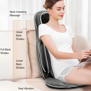 برترین ماساژور پشتی صندلی کمر، گردن، شانه، دوش، باسن چندمنظوره قابل حمل شیائومی صندلی ماساژ خودرو