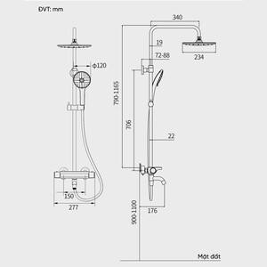 ست دوش حمام هوشمند شیائومی