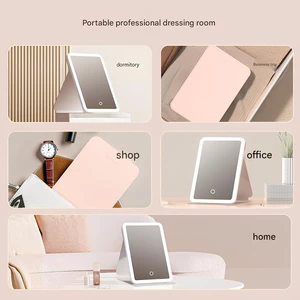 آینه میکاپ شارژی ال ای دی دار لمسی قابل حمل شیائومی