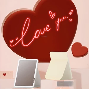 بهترین آینه میکاپ شارژی ال ای دی دار لمسی قابل حمل شیائومی