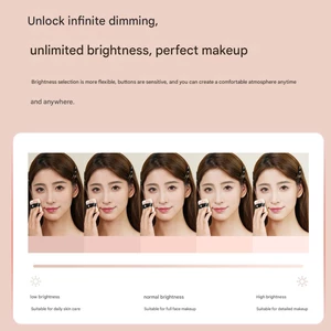 آینه میکاپ شارژی ال ای دی دار لمسی قابل حمل شیائومی