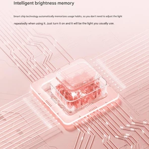 آینه میکاپ شارژی ال ای دی دار لمسی قابل حمل شیائومی