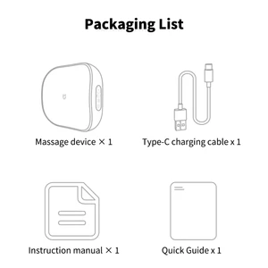 دستگاه ماساژ کمر، شکم و گردن قابل شارژ شیائومی