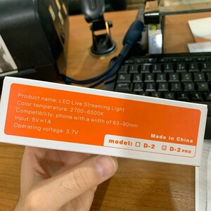 ال ای دی شارژی استند مونوپاد هولدر پایه نگهدارنده رینگ لایت عکاسی