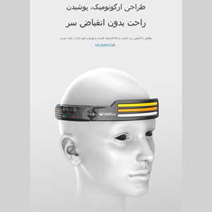 چراغ شب پیشانی شارژی