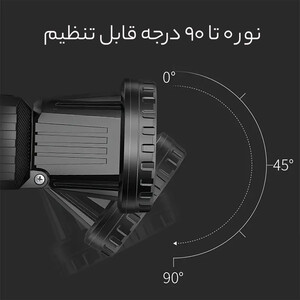 قیمت چراغ پیشانی 2400 میلی آمپر ساعت با نور سفید